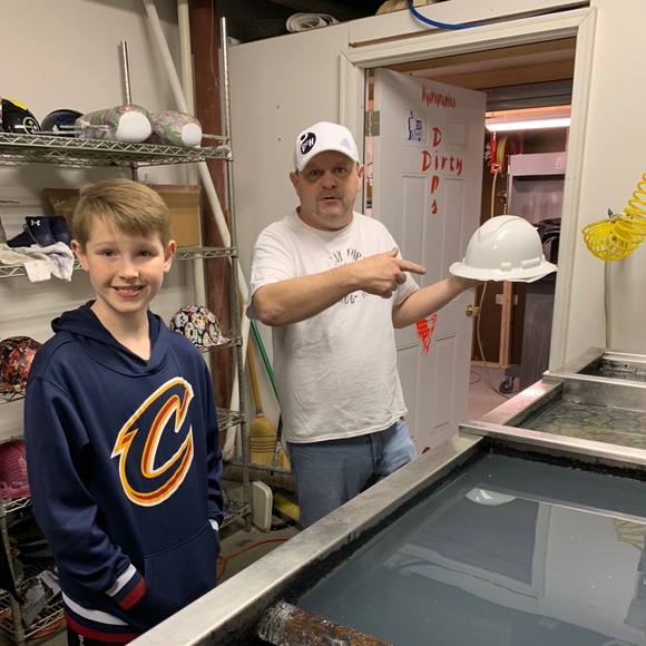 One of a kind HYDROGRAPHIC 1st responders hard hat - Picture 6 of 7